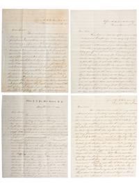 [CIVIL WAR]. A group of 8 documents related to Sylvester Rounds, WIA Gettysburg, 17th Connecticut Volunteer Infantry.