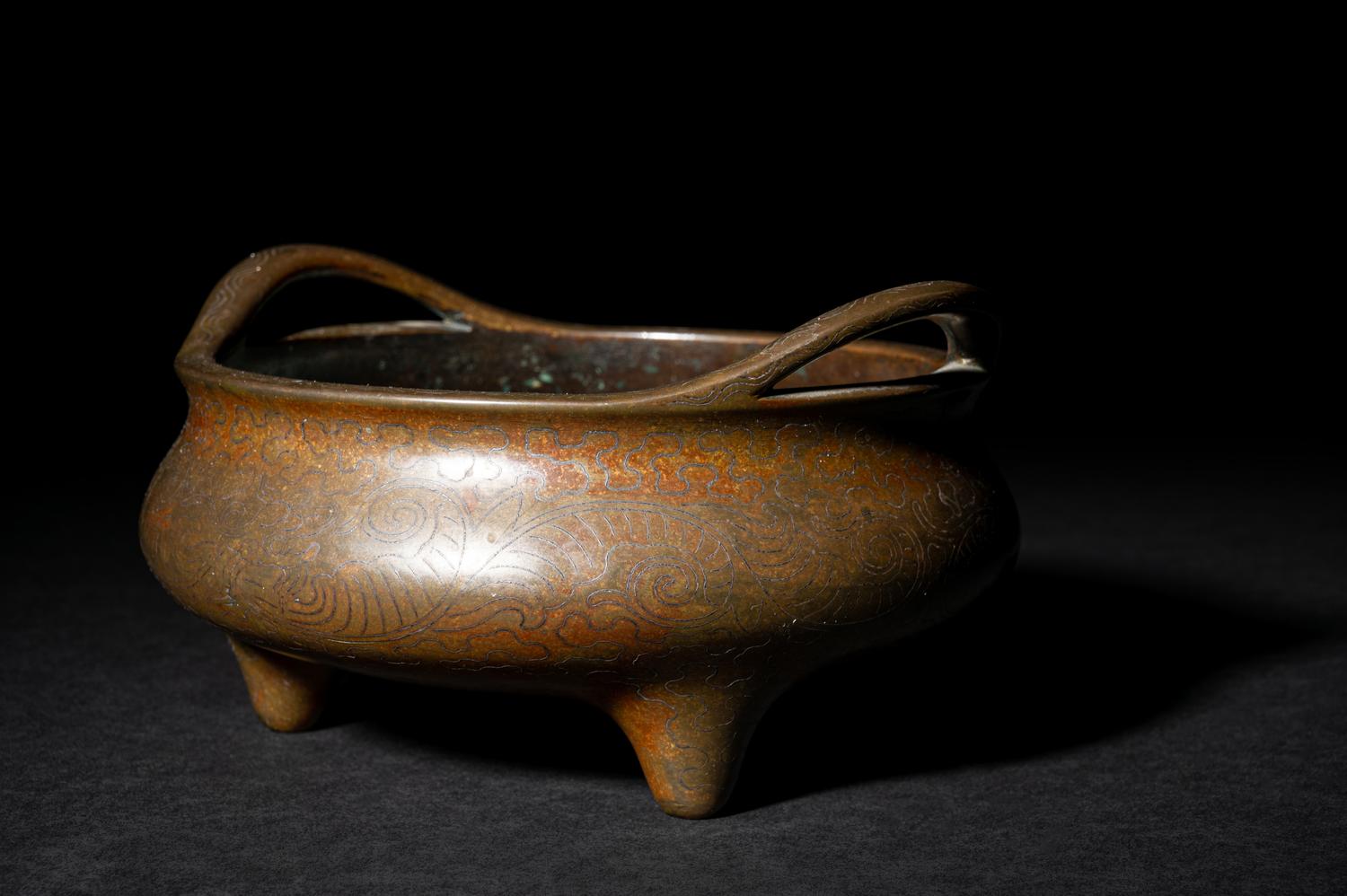 A Chinese Bronze Incense Burner