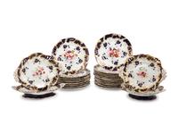 An English Porcelain Dessert Service