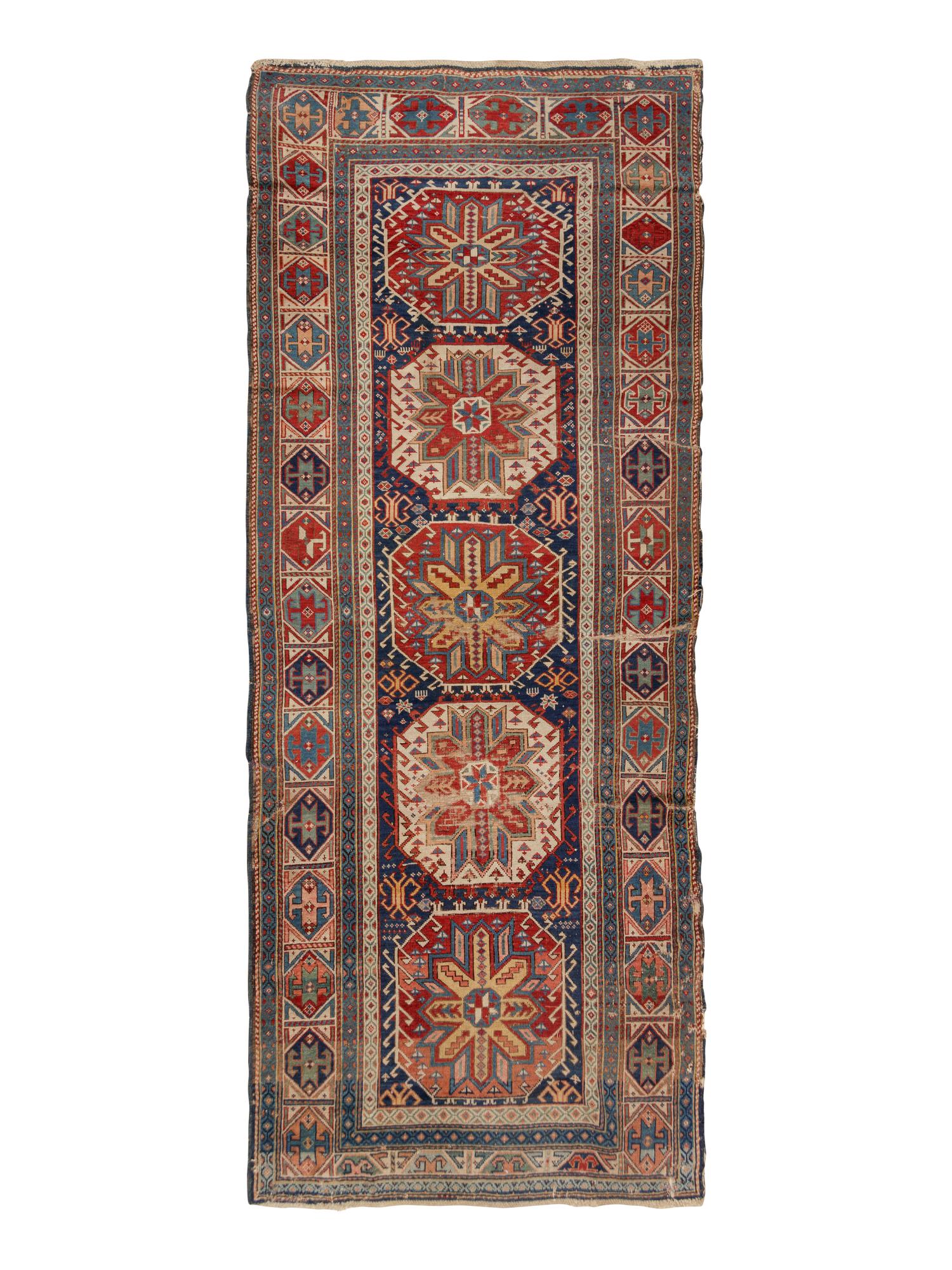 A Caucasian Shirvan Wool Runner