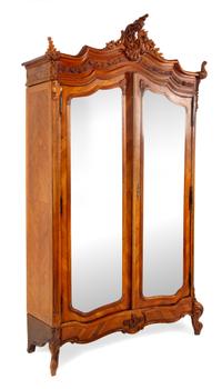 A Louis XV Style Walnut Armoire