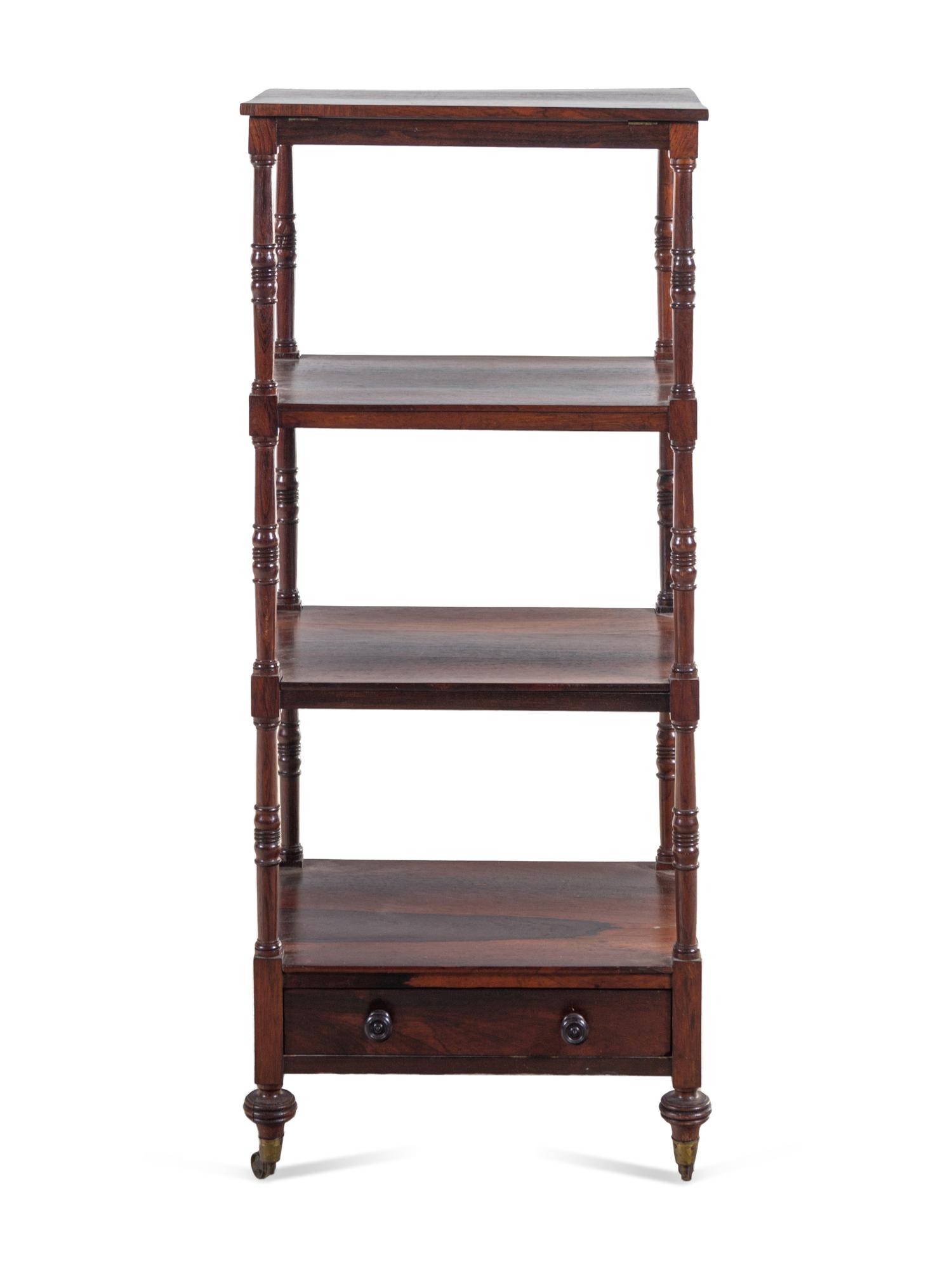 A Regency Rosewood Étagère