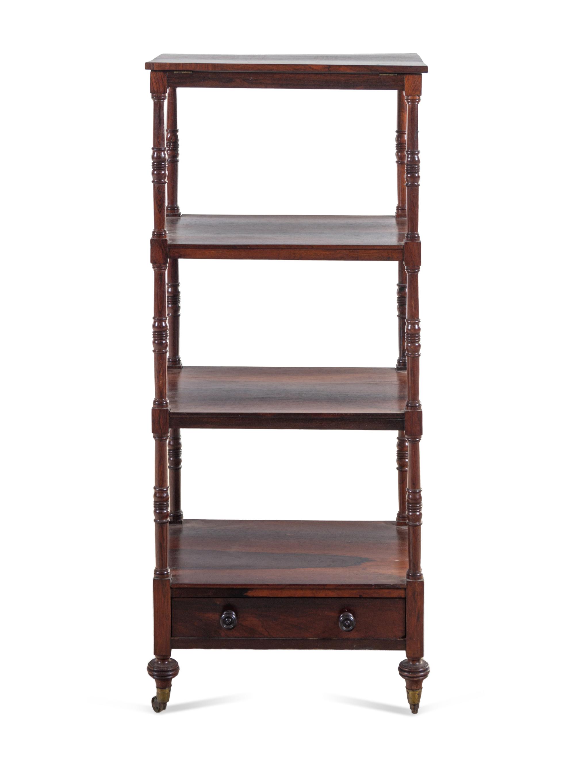 A Regency Rosewood Étagère