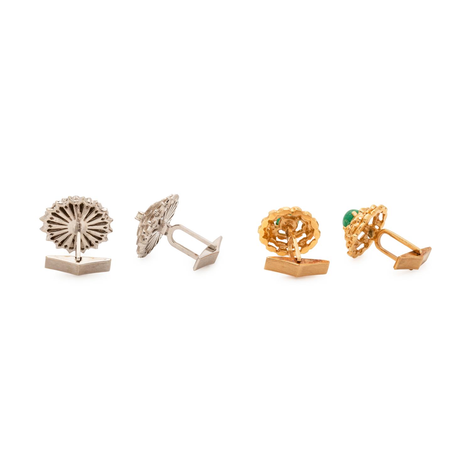 COLLECTION OF GOLD CUFFLINKS