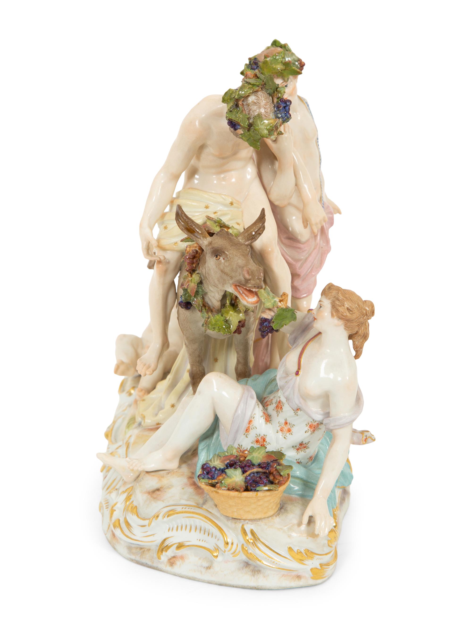 A Group of Six Meissen Porcelain Figures, including Woman with Golden Ball by Walter Schott