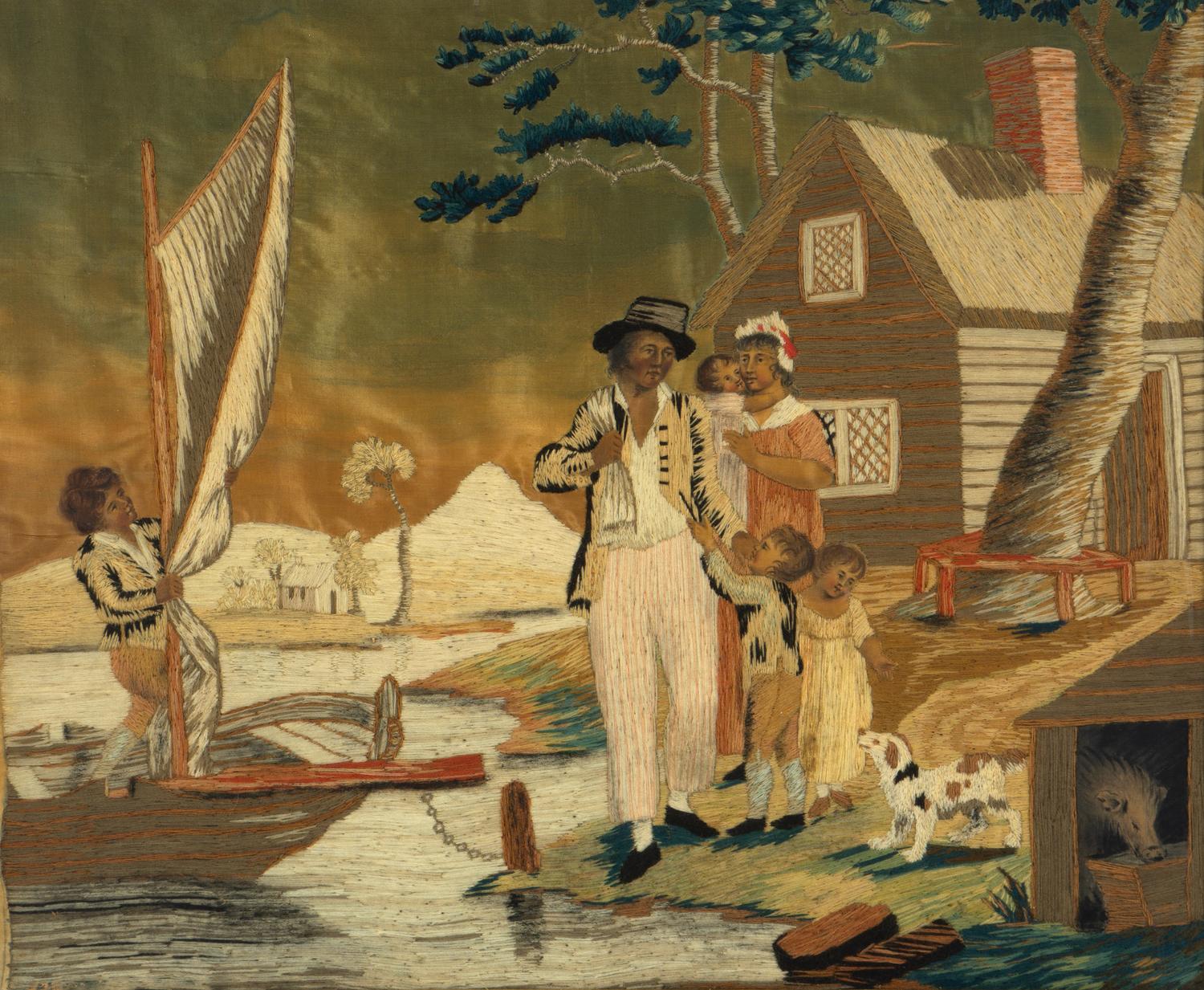 An English Needlework Picture