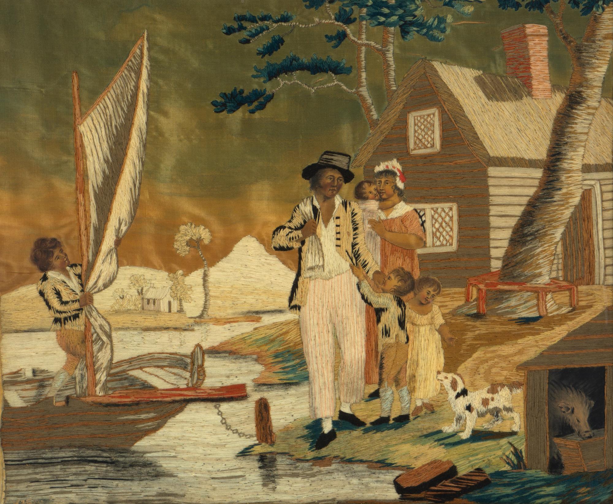 An English Needlework Picture