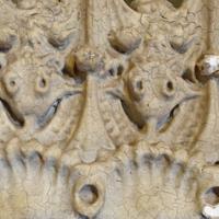 A Louis Sullivan Designed Plaster Fragment from the Auditorium Building 17" W x 4" D x 12.5" H — United States, 1890