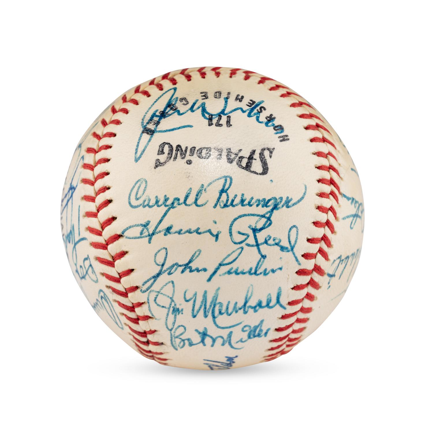A 1967 Los Angeles Dodgers Team Signed Autograph Baseball (JSA Letter of Authenticity),