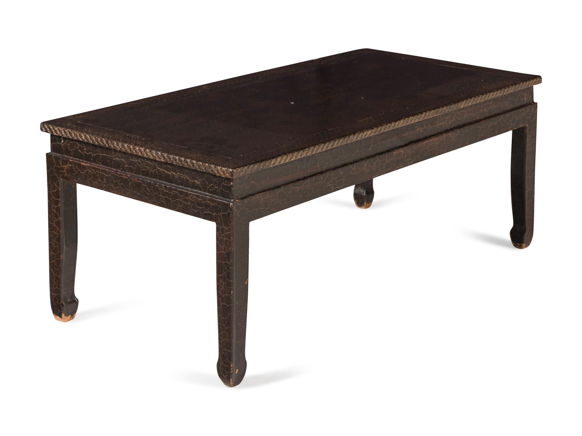 A Chinese Style Lacquer Low Table