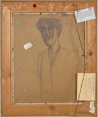 David Park (American, 1911-1960) - Moon Figure; With Pencil Study of a Man verso