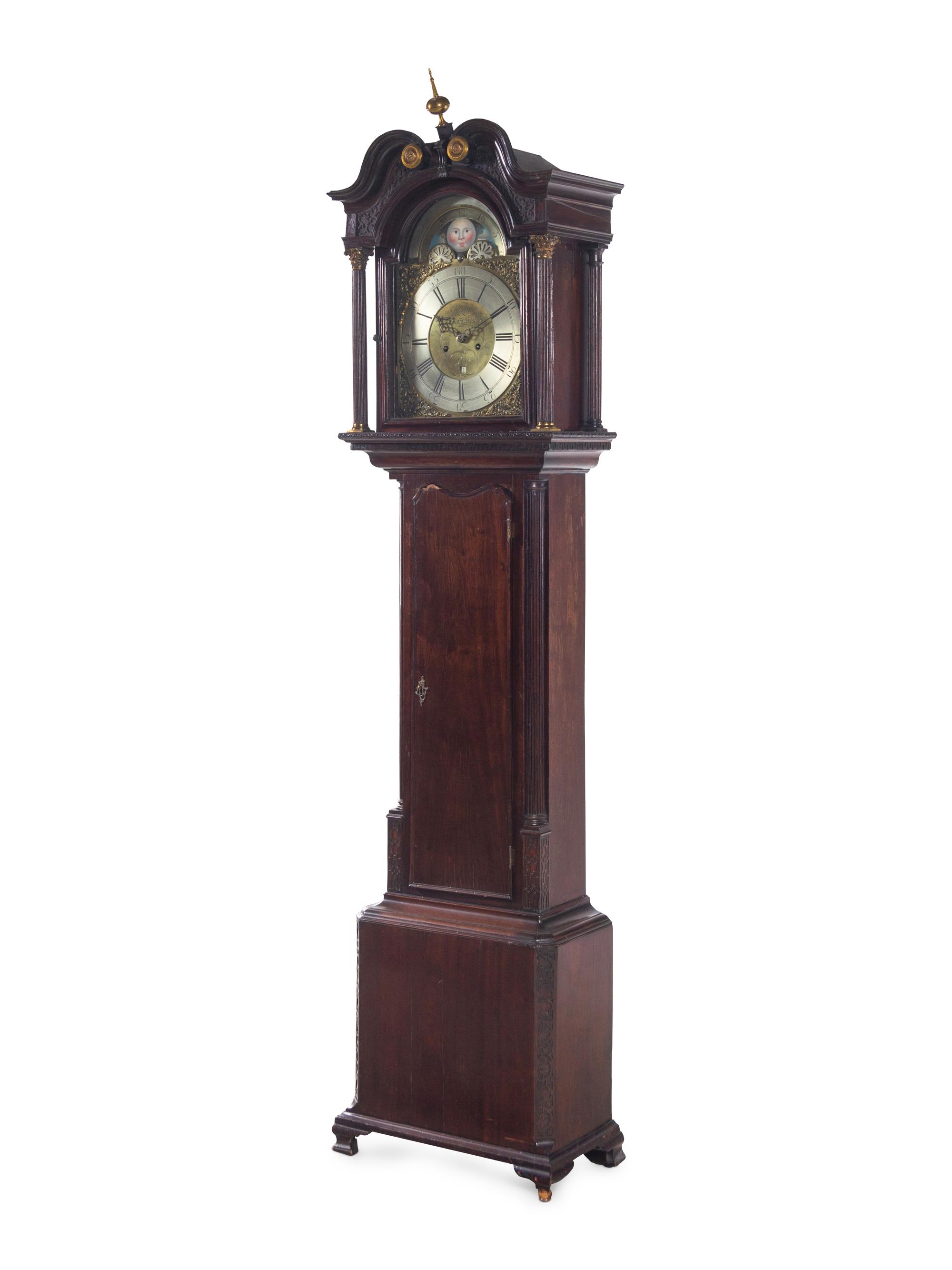 A George III Mahogany Tall Case Clock