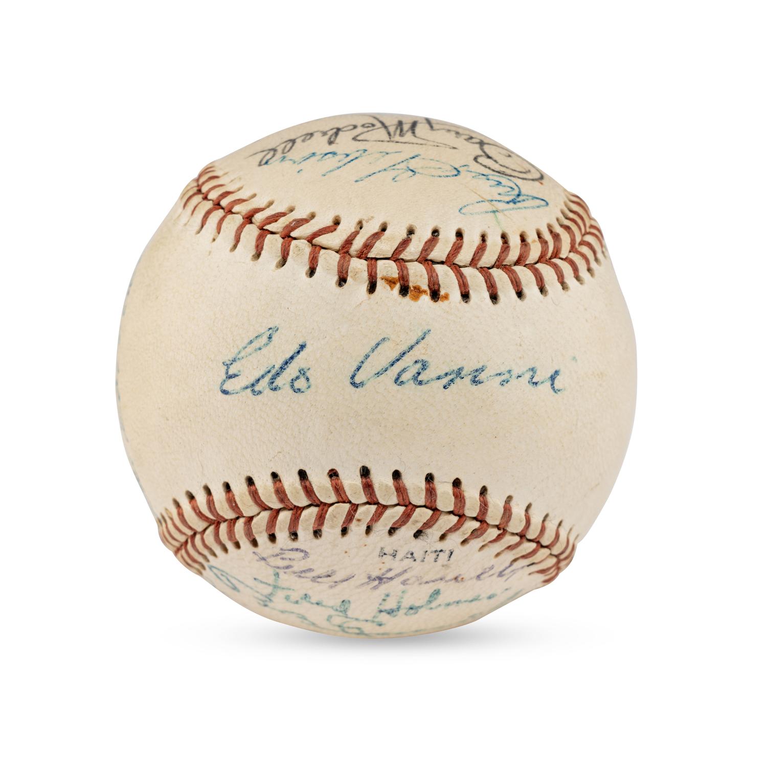 A 1964 Seattle Rainers Team Signed Autograph Baseball