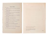 [KING, Martin Luther, Jr. (1929-1968)]. A group of 4 programs from events featuring or honoring Dr. Martin Luther King, Jr. 1956-1965.