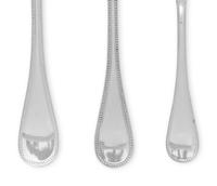 A Christofle Perles Silver-Plate Flatware Service