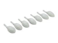 A Set of Seven Chinese Famille Rose Porcelain Spoons