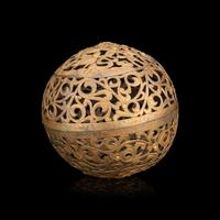 An Asian Brass Reticulated Parfumier