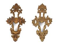 Two Venetian Giltwood Mirrors