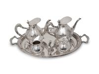 A Peruvian Silver Tea and Coffee Service