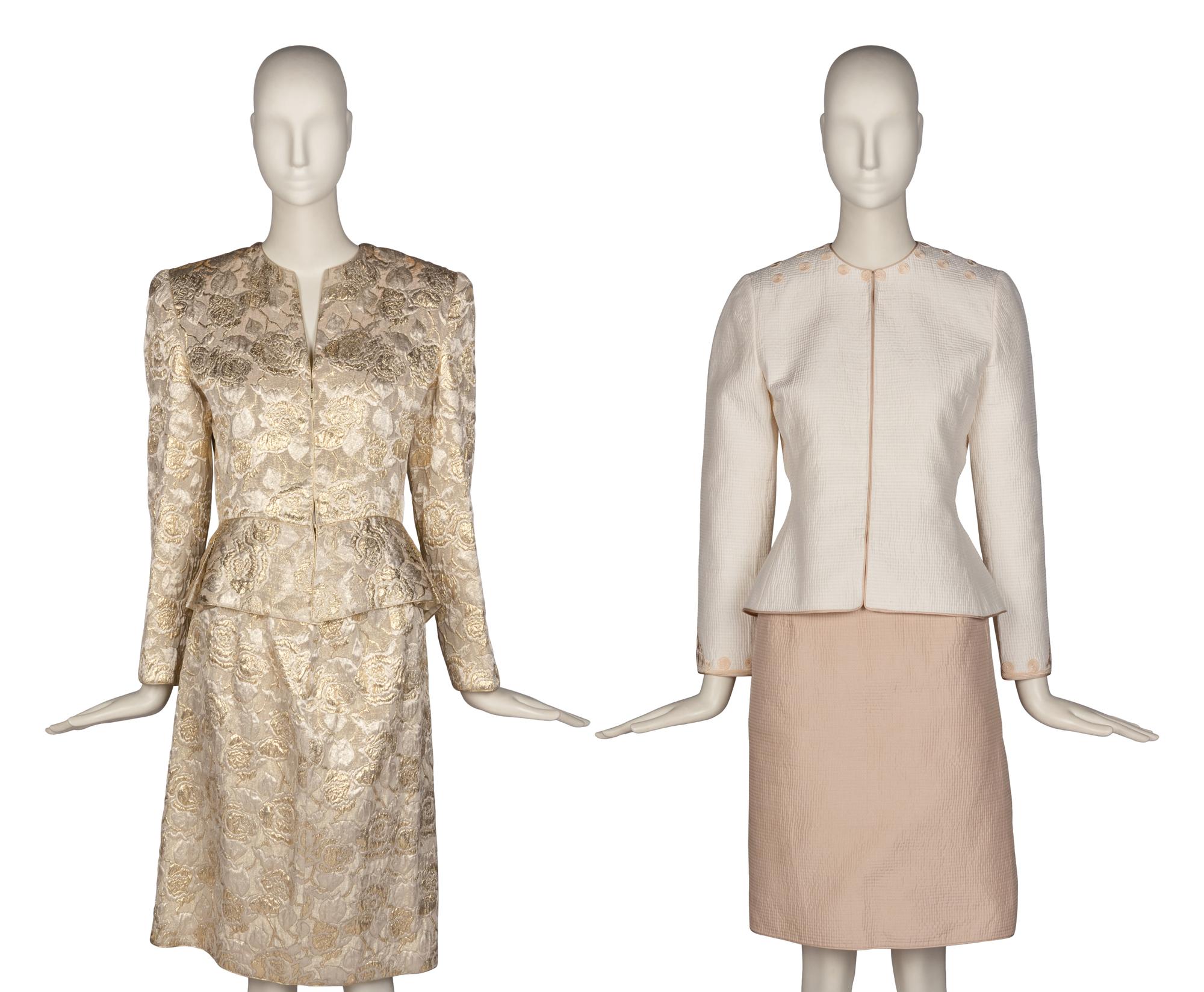 Two Mary McFadden Skirt Suits