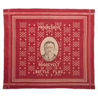 Roosevelt Battle Flag , 1912 Campaign Bandanna