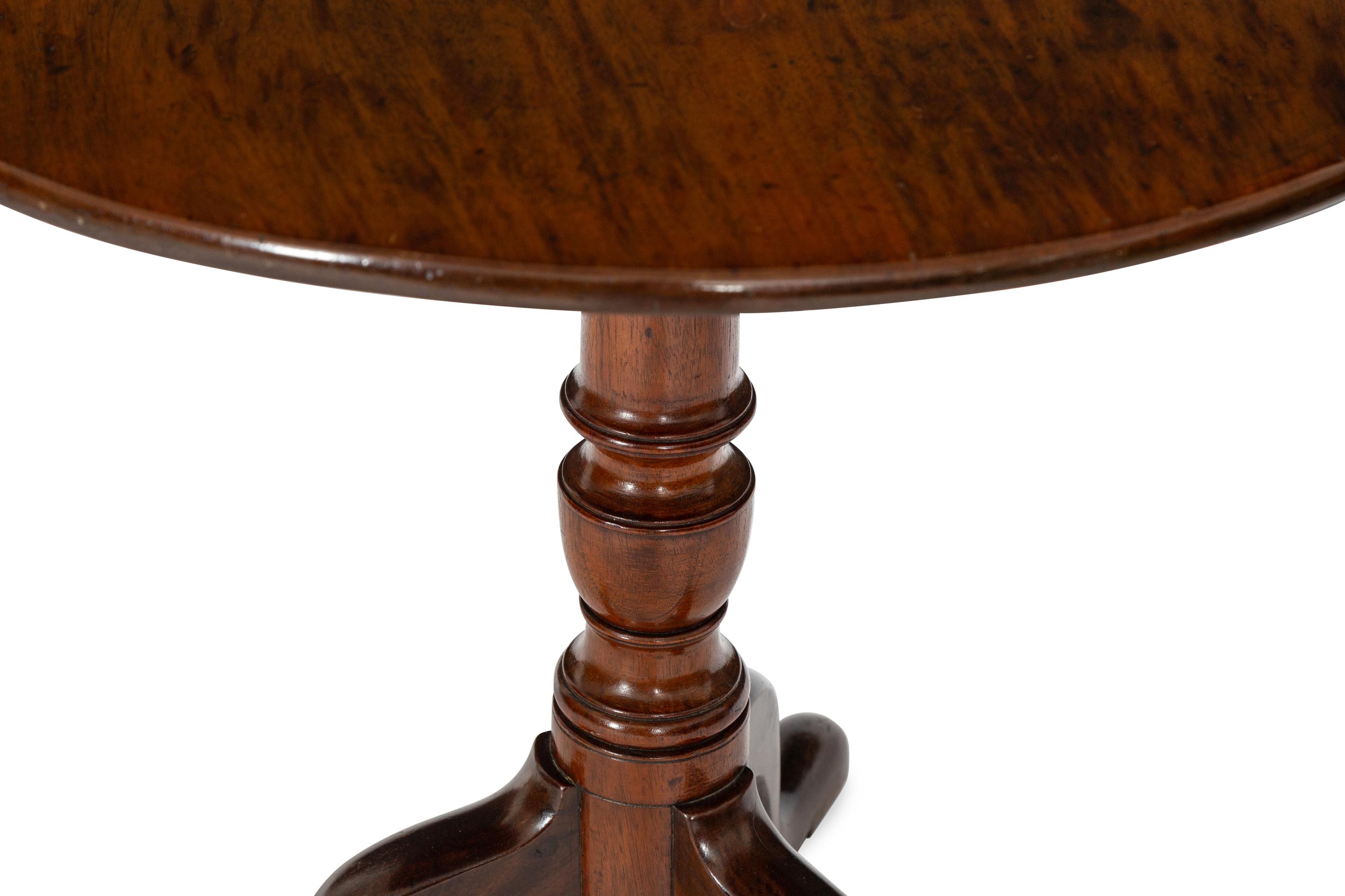 A George III Mahogany Tilt-Top Table