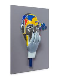 Maske Nr. 6 Plaque, 1991 edition 299/111 Rosenthal Studio Line, Germany