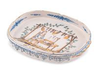 A French Faience Serving Dish