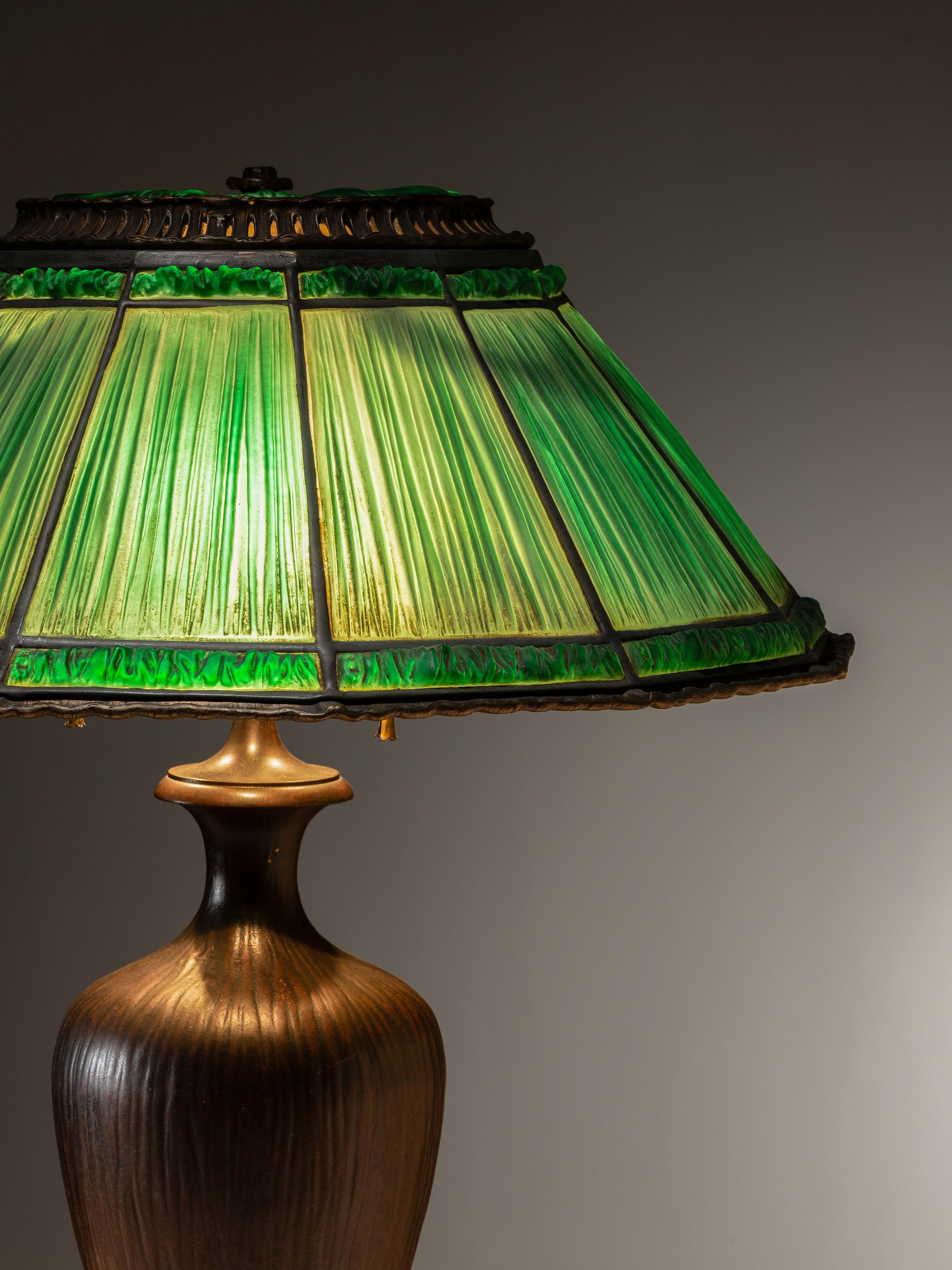 Linenfold Table Lamp
