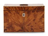 A George III Tortoiseshell Tea Caddy