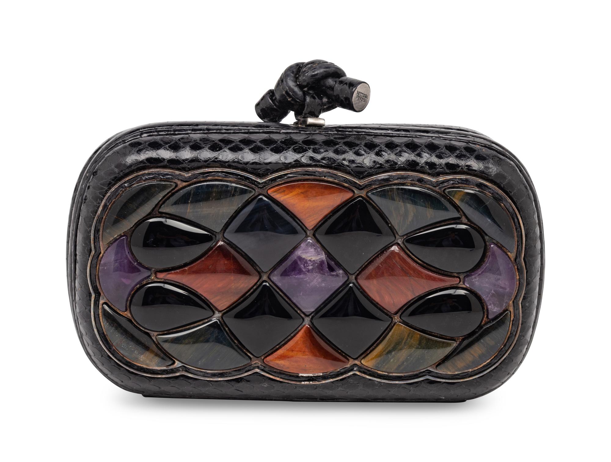Bottega Veneta, Multi Stone Knot Clutch