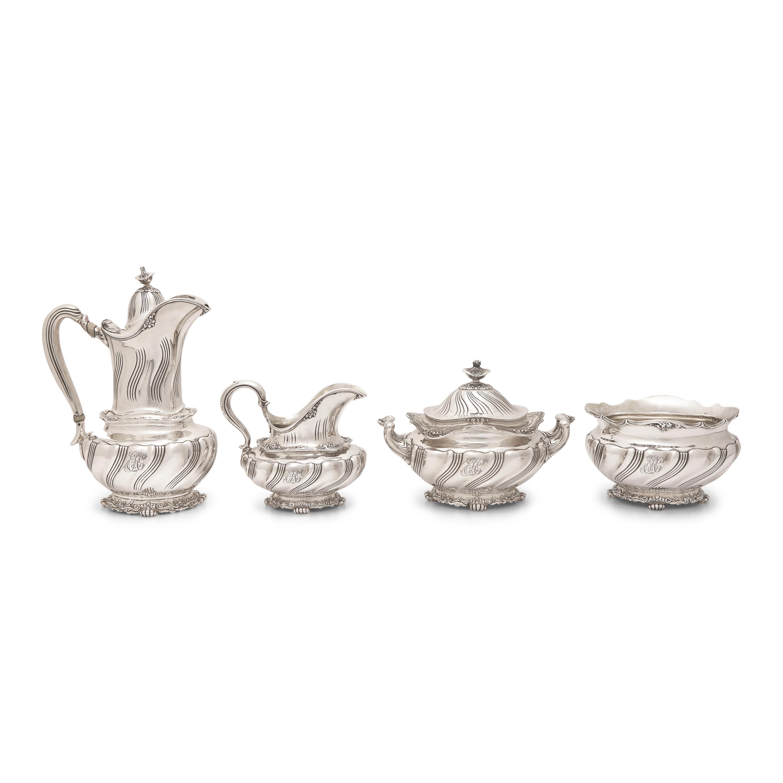 A Tiffany & Co. Silver Seven Piece Tea and Coffee Service, plus Tray
