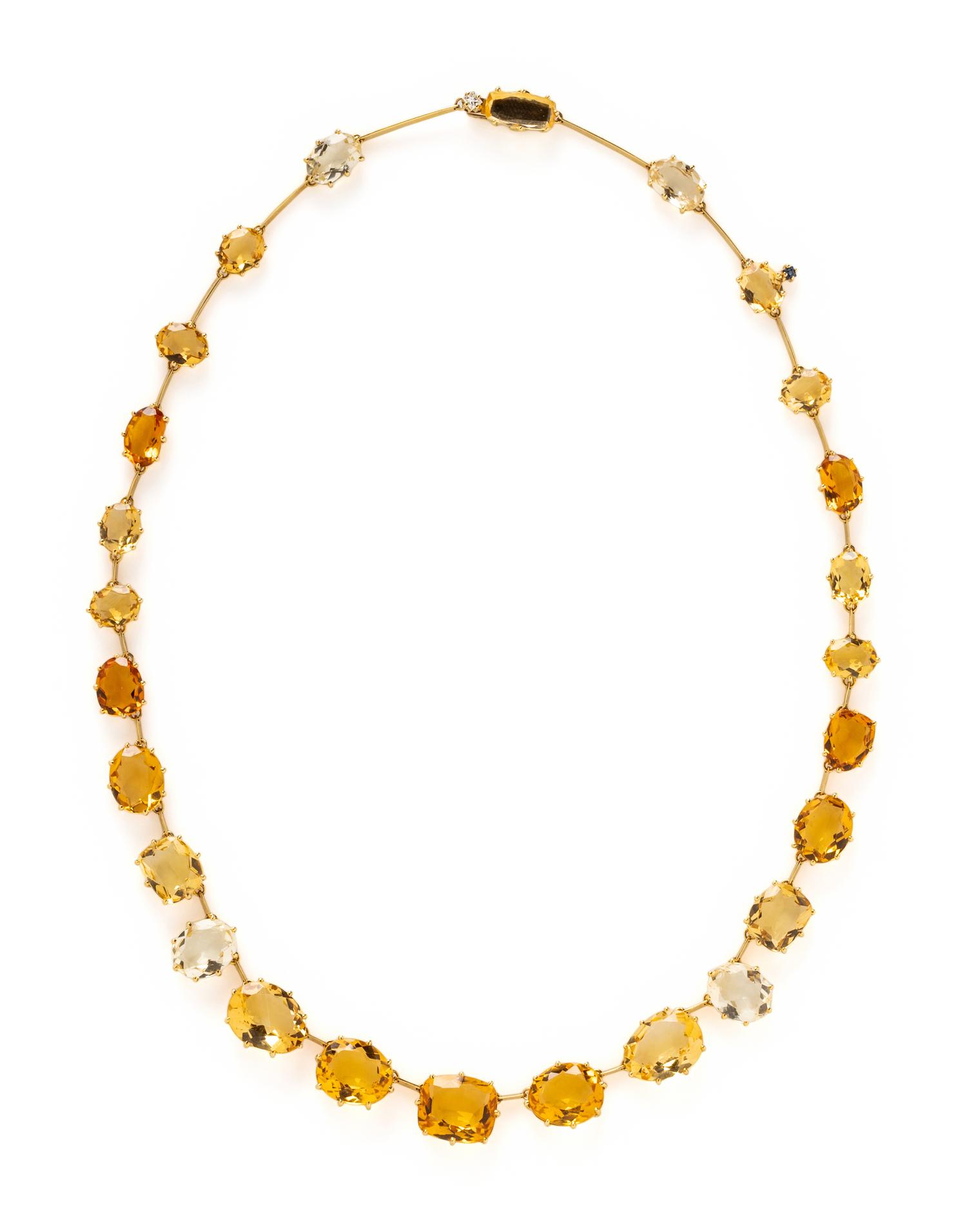 H. STERN, CITRINE AND YELLOW GOLD 'SUNRISE' NECKLACE