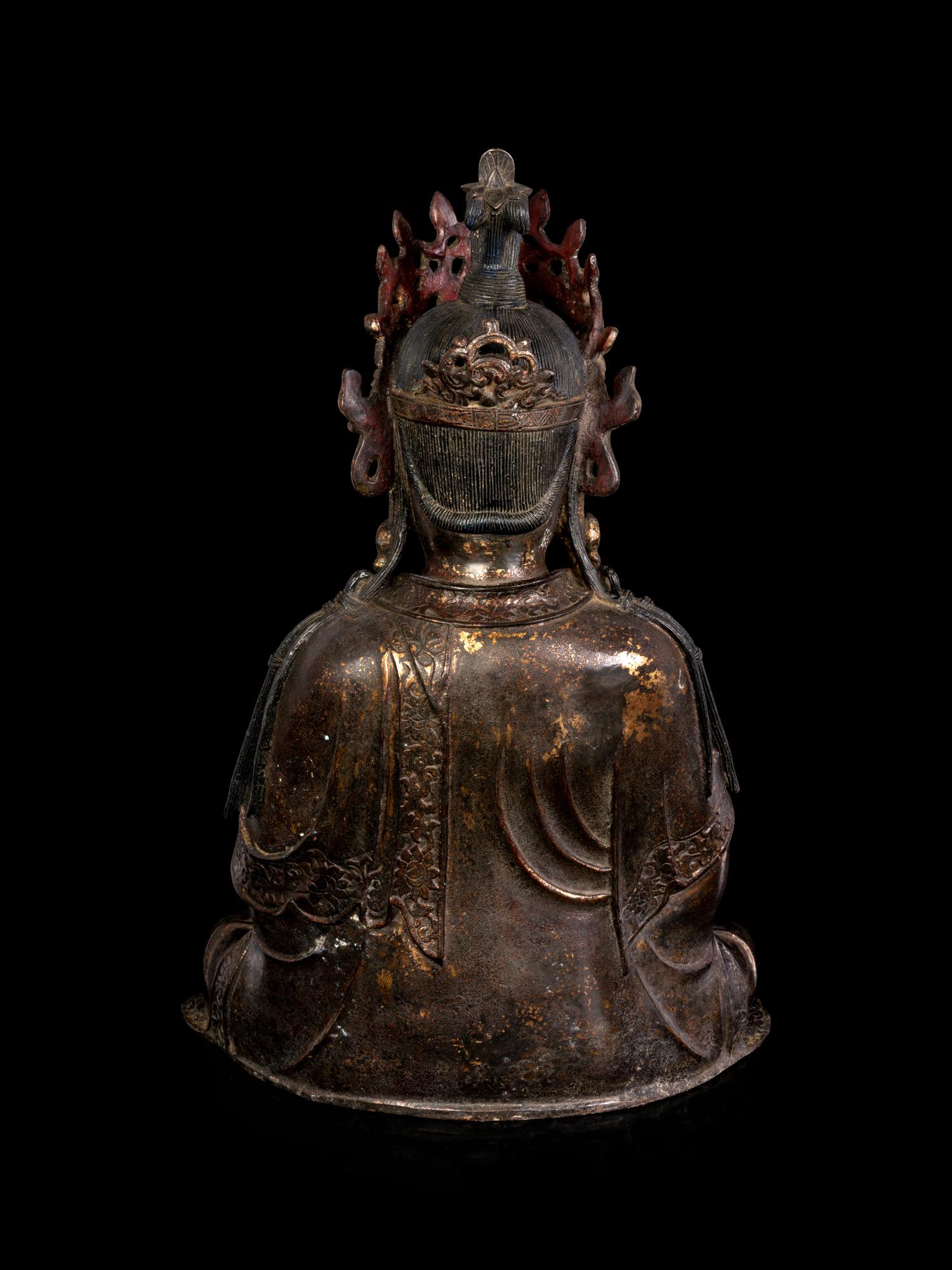 A Chinese Bronze Guanyin