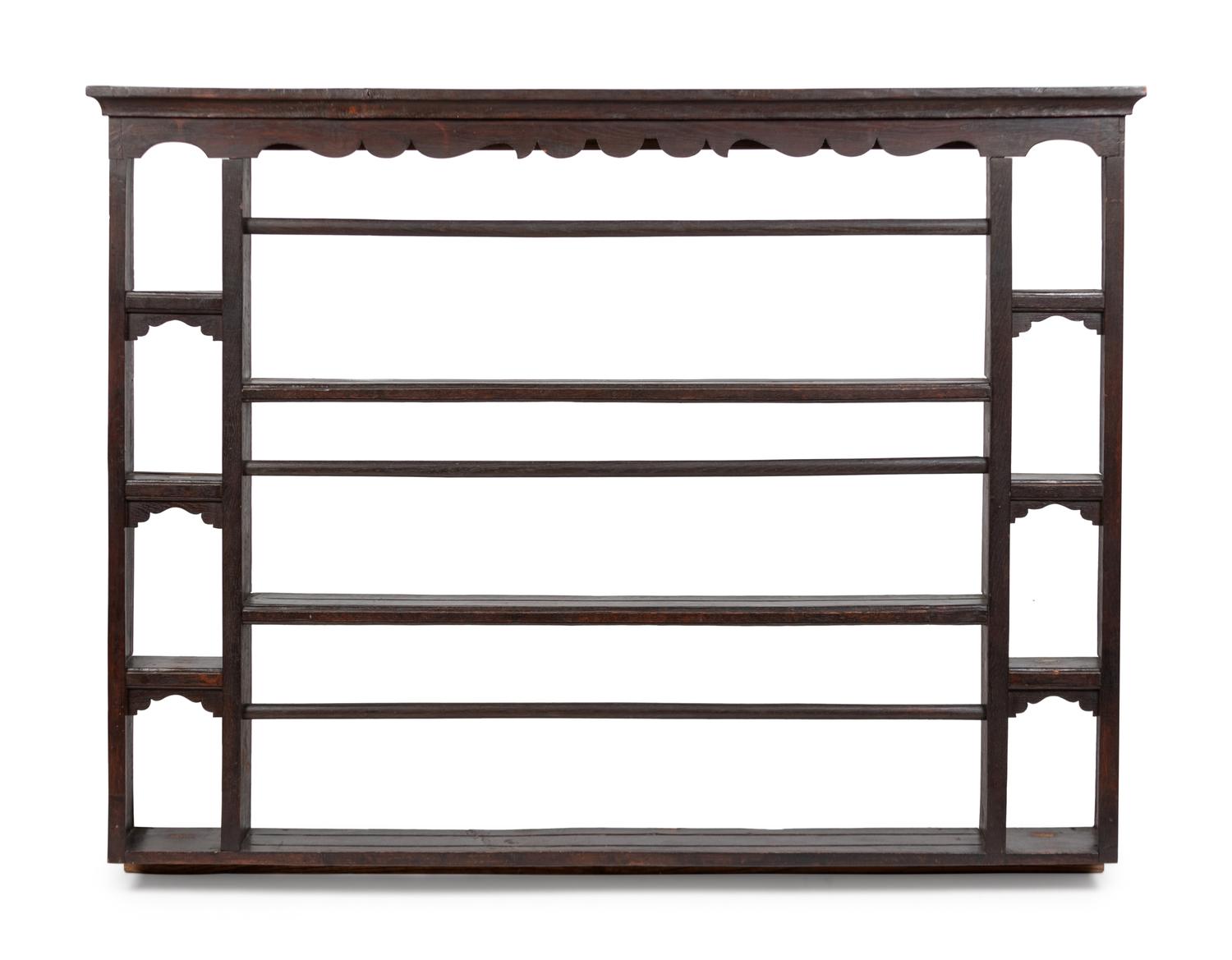 An English Oak Plate Rack