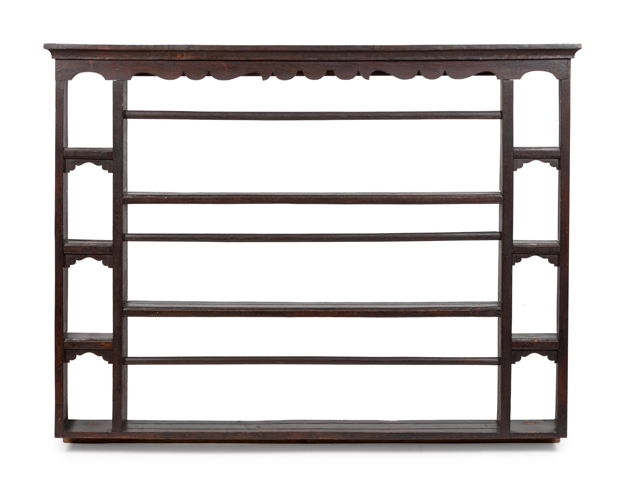 An English Oak Plate Rack