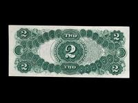 A Series 1880 $2 Legal Tender Note (PCGS-C XF45) [Fr. 55]