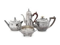 A Group of Four English Holloware Articles
