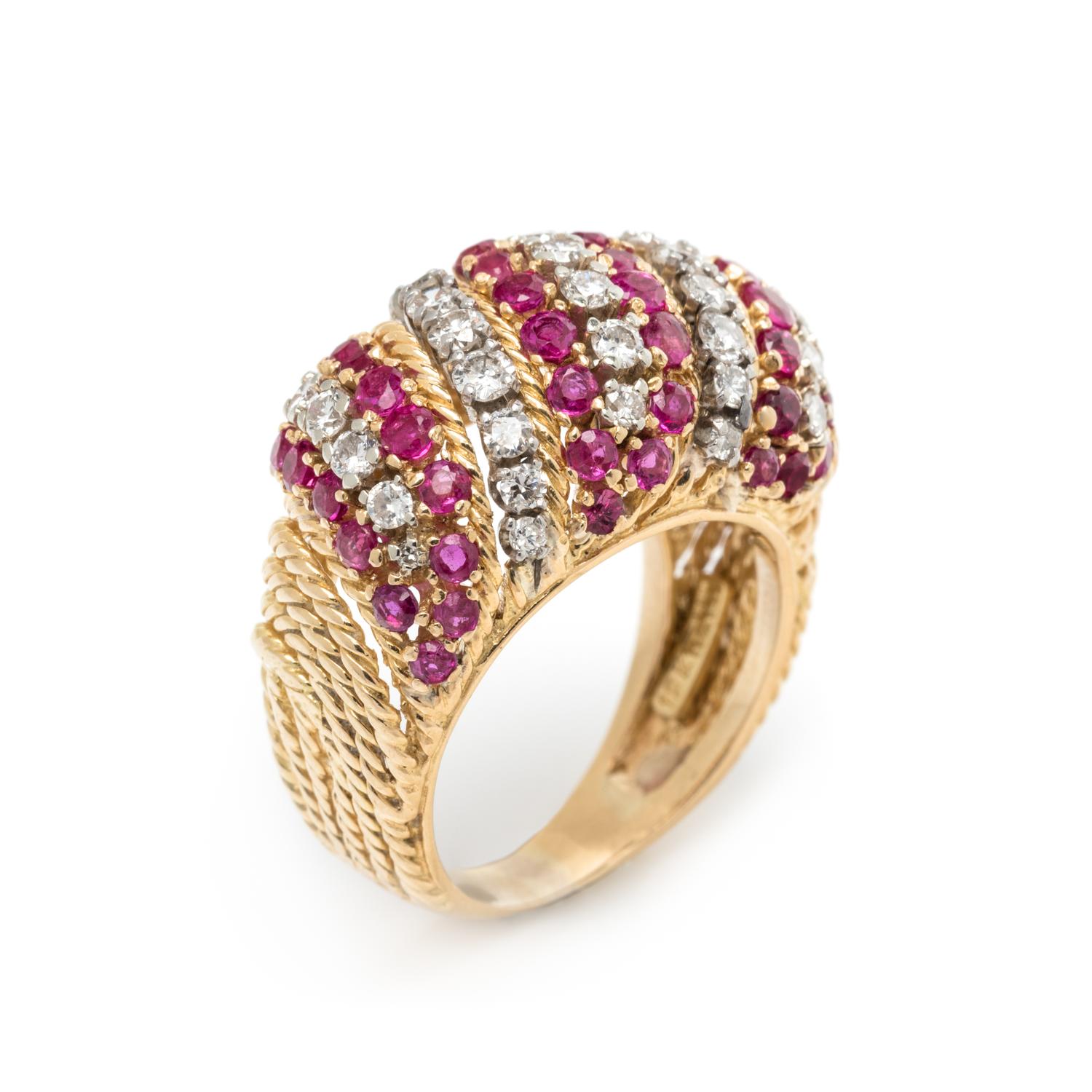 RUBY AND DIAMOND RING