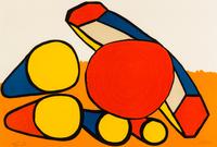 Alexander Calder, (American, 1898-1976), Composition with Circles and Tubes, 1970