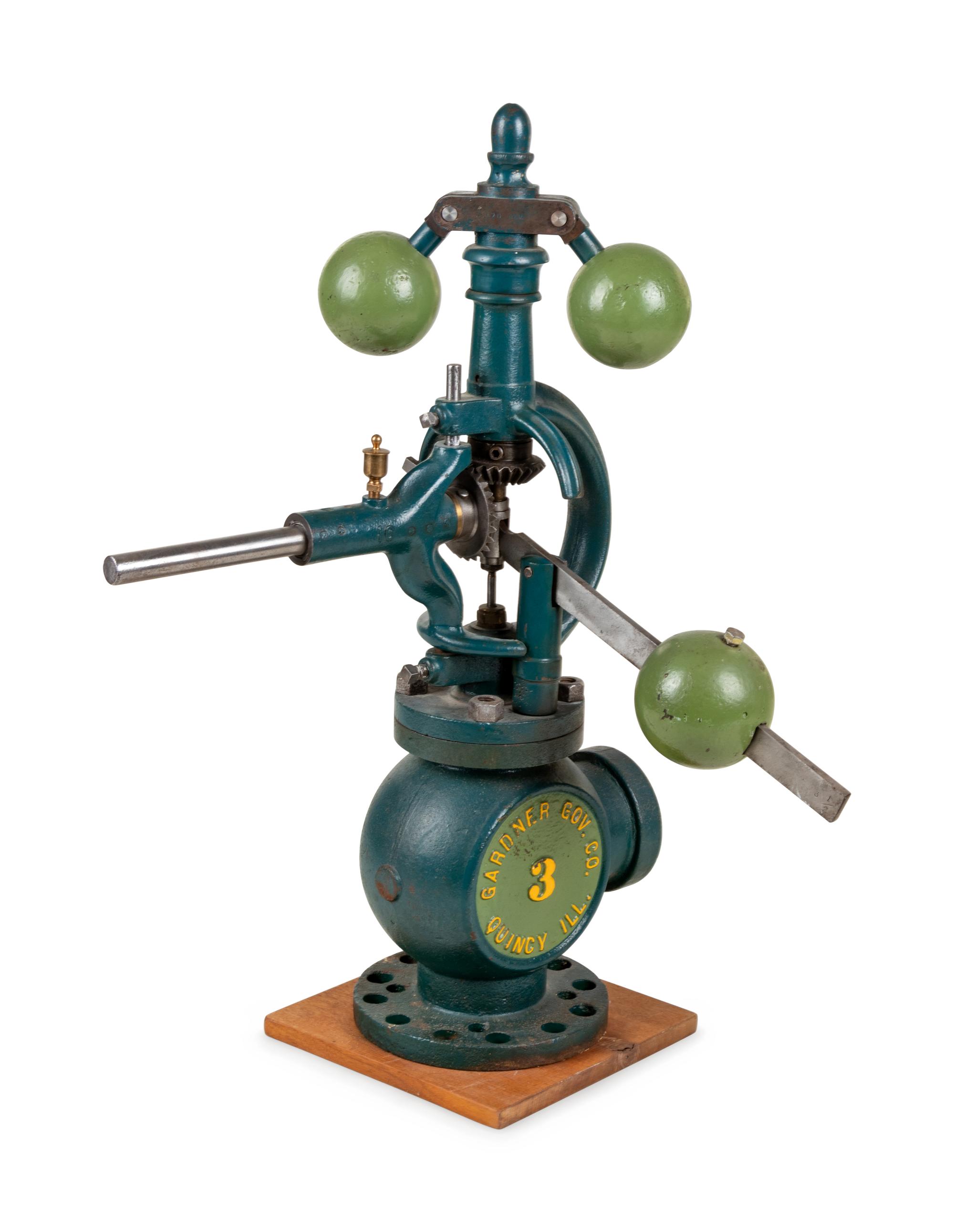 An American Painted Metal Steam Engine Governor