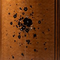 Inlaid two-door cabinet, c. 1938