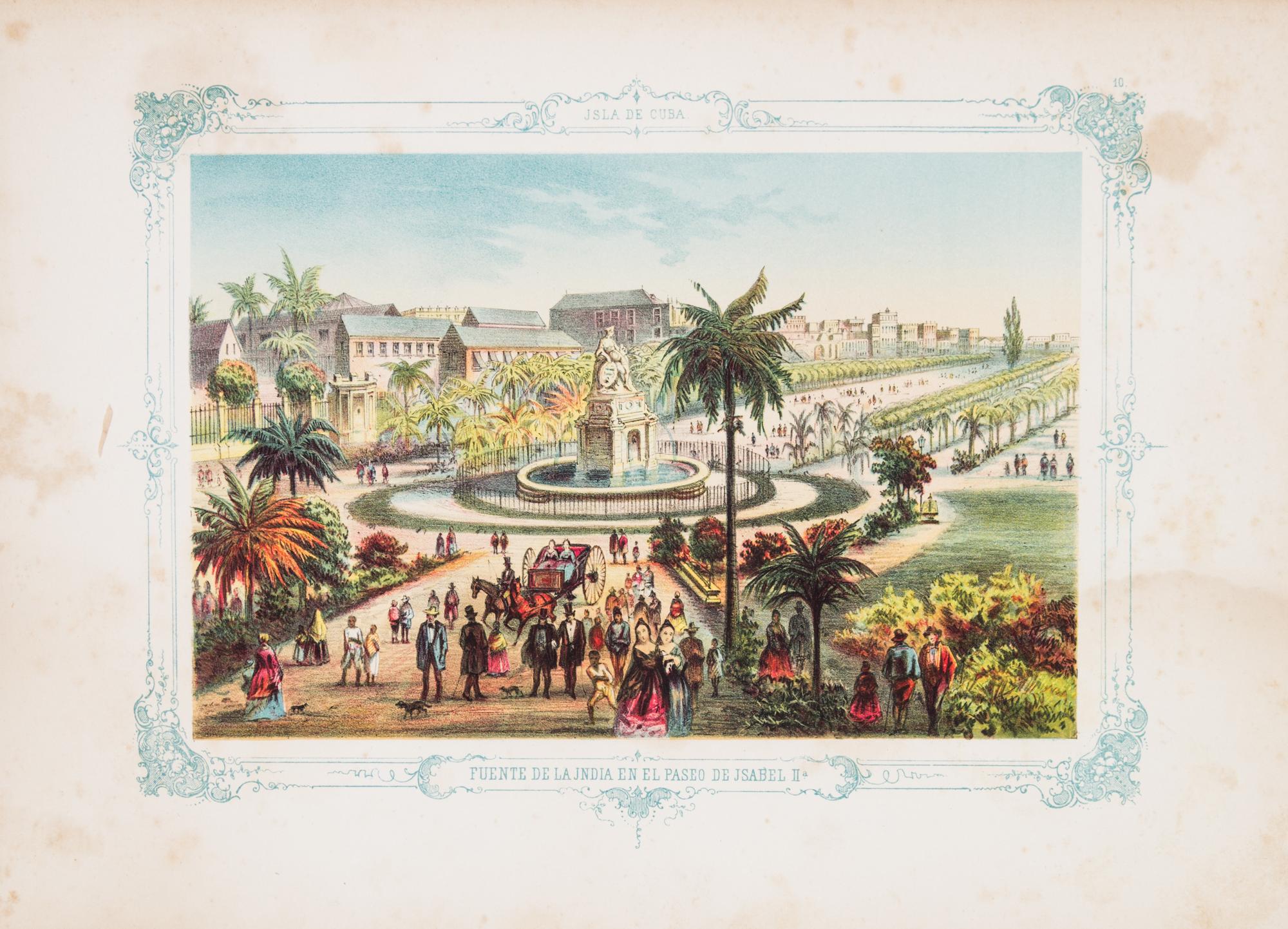 (CUBA) Album pintoresco de la isla de Cuba. Havana, c. 1850. Album pintoresco de la Isla de Cuba. [Havana, c. 1850]