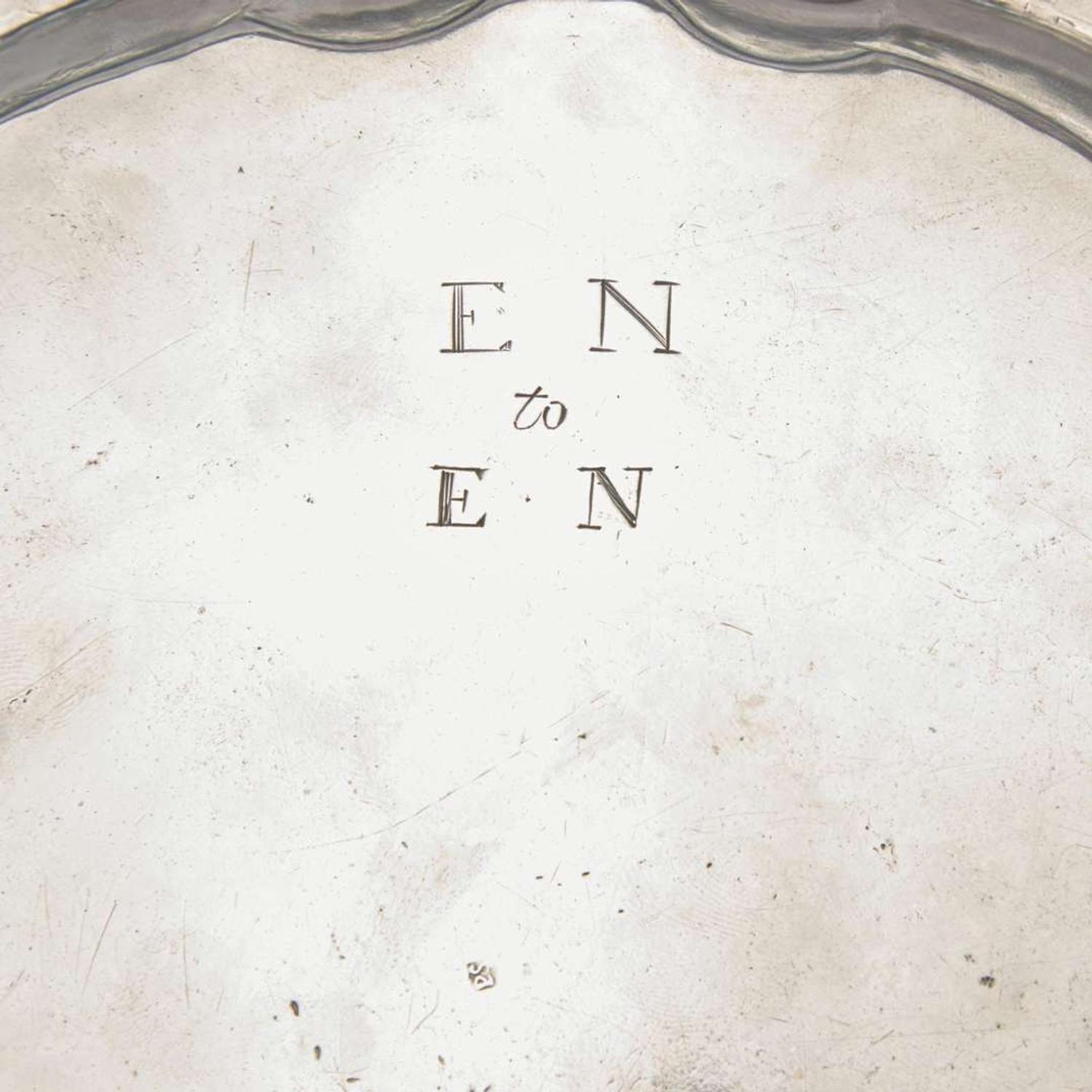 A silver salver Philip Syng, Jr. (1703-1789), Philadelphia, PA, circa 1750