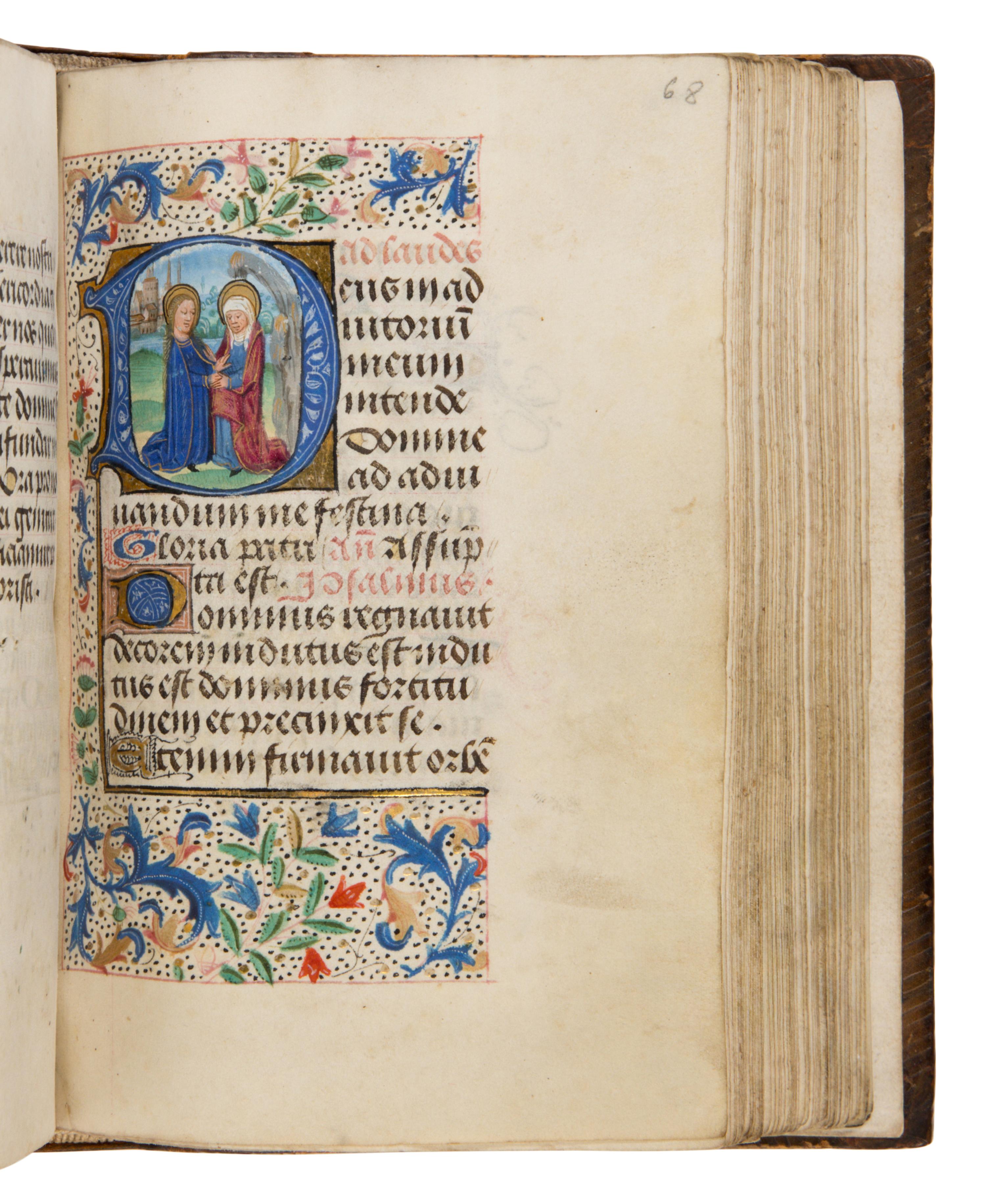 FOLLOWER OF LOYSET LIÉDET (active 1448–1478) and THE MASTER OF EDWARD IV (active 1470–1490) with FOLLOWER OF WILLEM VRELANT (active 1454–1481) Book of Hours, in Latin, illuminated manuscript on parchment [Southern Netherlands, Bruges, c. 1480]