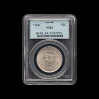 A 1936 York County Commemorative 50c Coin [PCGS MS64]