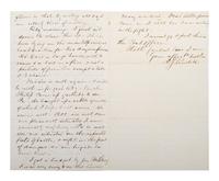 PENDLETON, Alexander Swift "Sandie" (1840-1864). Autograph letter signed ("A.S. Pendleton"). Winchester, [VA], 10 July 1861.