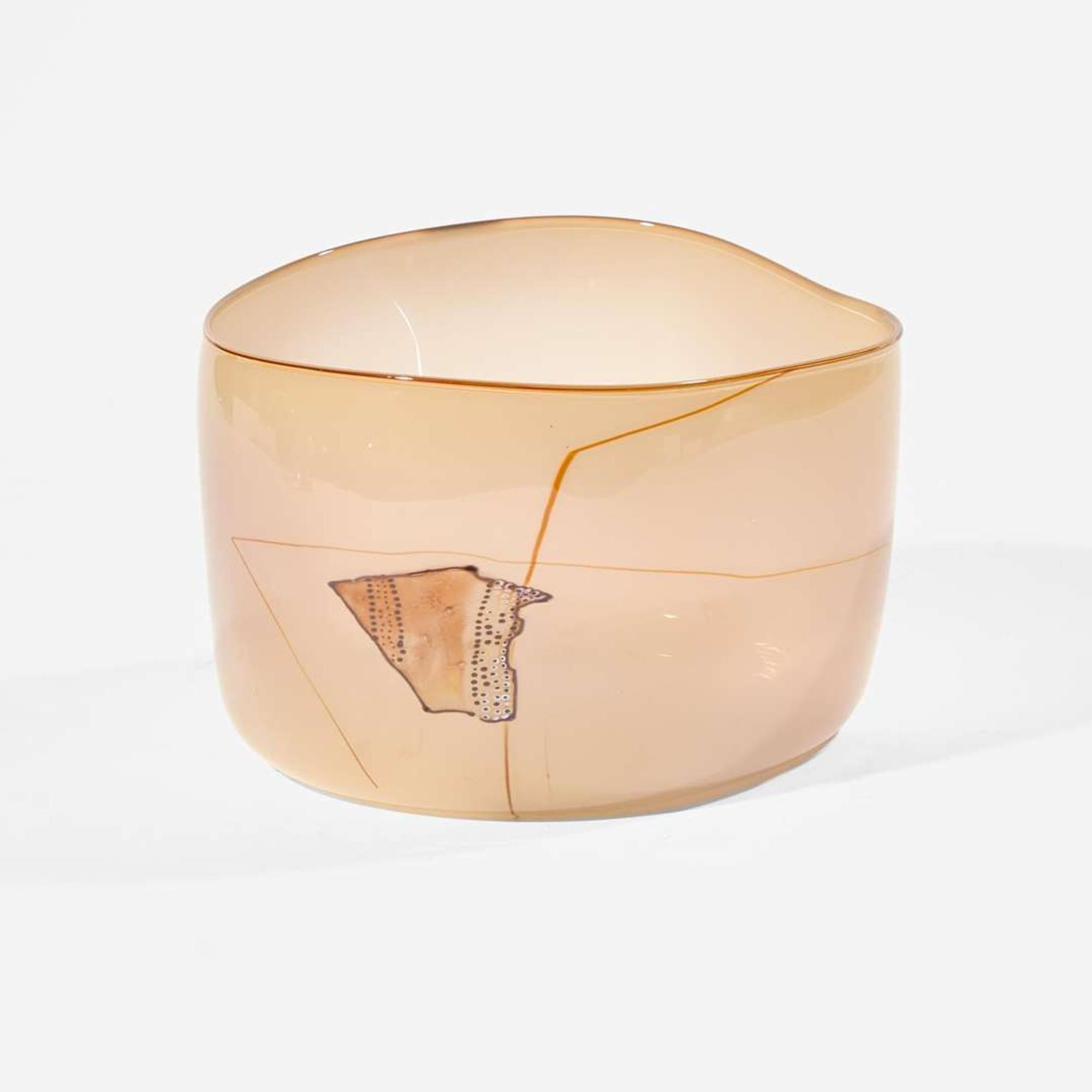 Dale Chihuly (American, b. 1941) "Tabac" Basket, USA, 1979