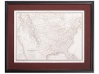 [MAPS & ATLASES]. EMILE, Alexander (1820-1886) and Pierre LAPIE (1777/1779-1850). Carte des Etats-Unis d'Amerique, du Canada, du Nouveau Brunswick et d'une Partie de la Nouvelle Bretagne, Atlas Universel . 1832.