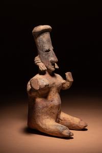 A Jalisco Terracotta Standing Female Figure